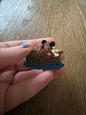 Disney WDI Muppets Treasure Island Pin LE 450 Long John Silver Row Boat MOG
